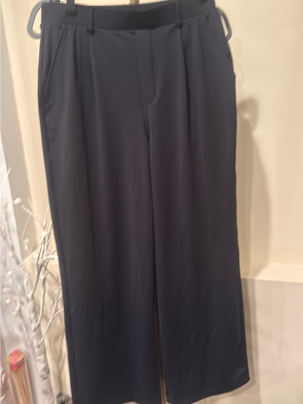 Halara women tummy control wide leg dress pants